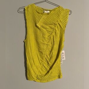 NWT Topshop green size M knit tank top blouse
